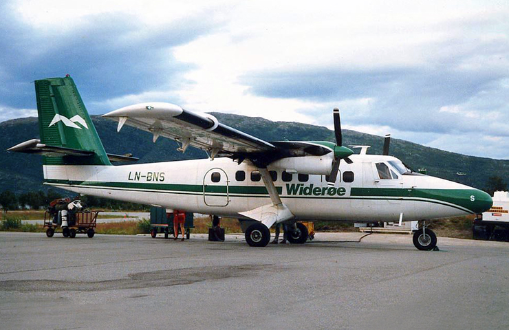 LN-BNS (Photo: Carl Fredrik Gamst 1988)